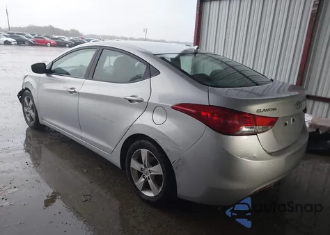 2013 Hyundai Elantra Gls из США, поврежденный, VIN 5NPDH4AE1DH357434